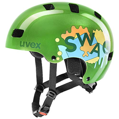 uvex Unisex Jugend, kid 3 Fahrradhelm, green, 51-55 cm thumbnail