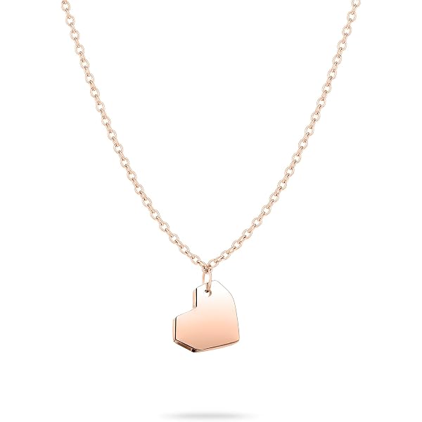Liebeskind Berlin Bracciale In Acciaio Inox Con Ciondolo Cuore, 21 Cm, Catena Rolò, Regalo Per Lei - 4