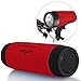 Produktbild ZEALOT S1 Kabelloser Bluetooth Lautsprecher mit Micro SD Slot, Taschenlampe, Aux-Anschlusss und Powerbank, kompatibel mit Smartphones und Bluetooth Geräten (Rot)