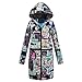 Produktbild Yvelands Winter Mantel Outwear lose Baumwolle warme Gedruckte Taschen dickere Hasp mit Kapuze damenmantel kurzer Wetterjacke Herbstjacken Warmer Steppjacke Outdoorjacken