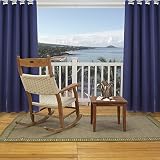 Dream Art Darkening Thermisch isolierte Blackout Tülle Vorhänge für Wohnzimmer,Blau,132×160 cm,ein Paneel - 2