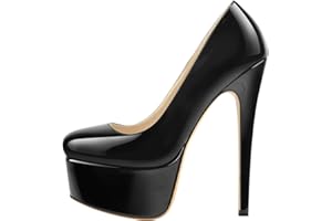 Only Maker - Scarpe da donna con tacco alto, stile classico, con tacco a stiletto, alla moda, per matrimoni, feste, balli, in similpelle, colore: bianco