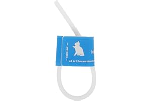 POPETPOP Suministros Veterinarios Reloj Automático Brazalete Tensiómetro Reutilizable Brazalete Arterial para Mascotas Paño Animal Suministros para Mascotas