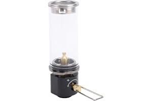 Camping gaslykta aluminiumlegering mässingsglas utomhus gastält vintage gas ljus för backpacking vandring fiske