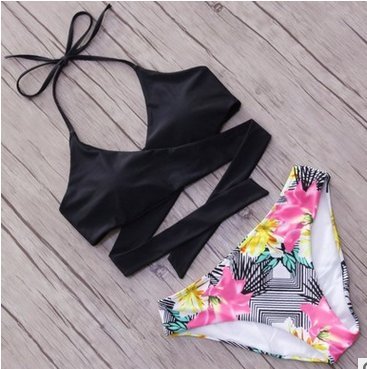 Price comparison product image Dasuke 2017 new swimsuit bikini sexy swimwear black M