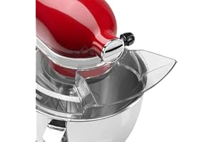WELIKEKITCHEN Spritzschutz 5KN1PS für KitchenAid Edelstahl Schüssel 3l, 4,5l und 4,8l (ARTISAN, CLASSIC, ULTRA Küchenmaschine)