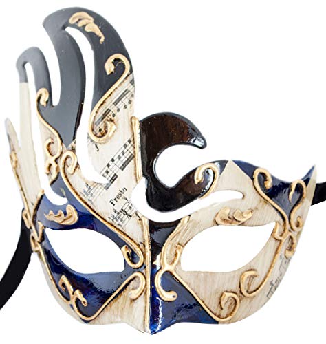 Preisvergleich Produktbild LannaKind Handgefertigte Venezianische Maske Augenmaske Colombina (Cl11)