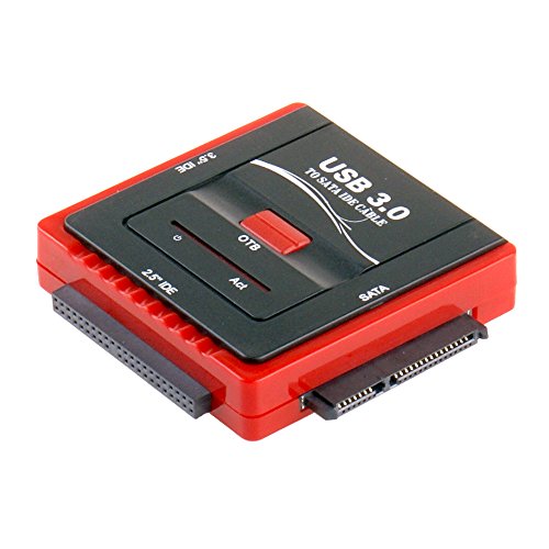 WANLONGXIN WLX-888U3IS-DE USB 3.0 zu SATA und IDE Festplatte Konverter Adapter Kabel Set mit Power Adapter für 2.5/3.5 Zoll SATA IDE Festplatte - 2