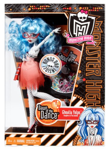 Mattel Monster High Dawn Of The Dance Ghoulia Yelps Doll