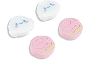 Kuitmor Lot de 4 capuchons de joystick en silicone souple compatible avec Switch/OLED/Lite