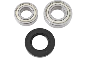 Briny River 1 Set 6206ZZ 6205ZZ Waschmaschine Lagersatz Trommellager mit 35x62x10 Wellendichtring Kompatibel mit Bosch Kompatibel mit Siemens