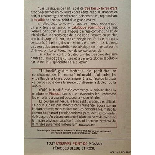 Tout l'oeuvre peint de Picasso, tome 1 : Périodes bleue et rose