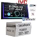 Produktbild Peugeot 207 307 - Autoradio Radio JVC KW-X830BT - Bluetooth MP3 USB - Einbauzubehör - Einbauset