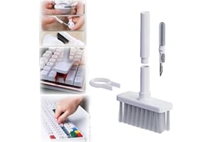Keyboard Cleaner Brush,BLOOOK 5 in 1 Keyboard Cleaning Brush Kit,Multifunctional Keyboard Earphone Cleaner with KeyCaps Puller,for Gaming Mechanical Keyboard Airpods 2/pro
