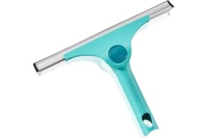 Leifheit 2w1 M Pro Reach Ściągaczka do okien, ściągaczka do kabiny prysznicowej, szerokość 28 cm, regulowany kąt mycia, ściągaczka do kabiny prysznicowej, okien i luster, kompatybilna z systemem Click