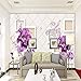 Produktbild Tapeten Wandbild Wandaufkleberdekoration Einfache Blumen 3D Stereo-Softbox Tv Hintergrund Wohnzimmer Schlafzimmer Hintergrund Wandbilder 3D Wallpaper @ 430 * 300Cm