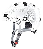 Uvex Kid 3 - Casco de ciclismo para niños, color blanco, talla 51-55