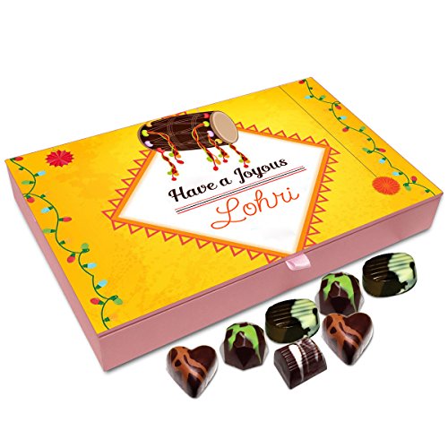 Chocholik Lohri Gift Box - Have A Joyous Lohri Chocolate Box - 12Pc