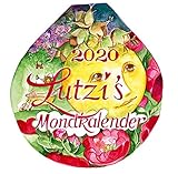 Lutzis Mondkalender rund Ø 16cm (Tagesabreisskalender) 2020: Andrea Lutzenberger by 
