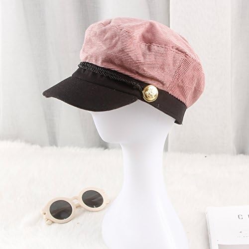 Arts and Cultural Nouveau Korea corduroy 8 corner hat men and women during the spring and autumn newsboys Cap 1955 Korean painter cap beret code are bare - Toner lisping beret