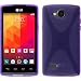 Produktbild PhoneNatic Case für LG Joy Hülle Silikon lila X-Style + 2 Schutzfolien