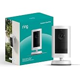 Ring Outdoor Camera Plus (newest gen) Plug-in | Wide-Angle 2K Video with Ring Vision I DIY Wireless Outdoor Security Camera |