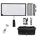 Price comparison product image SAMTIAN FL-3060 1x2'/30x60cm Daylight LED Light Panel Mat on Fabric, 85W 5500K 448 LED Dimmable Photography Light with Soft Cloth Hand Grip Remote Control and Portable bag