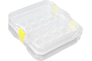 Scatola per Denti a Membrana, ANGGREK 16 Pezzi/scatola Scatola per Denti per Protesi in Plastica con Pellicola Trasparente Scatola di Immagazzinaggio per Dentiere per Forniture Odontoiatriche