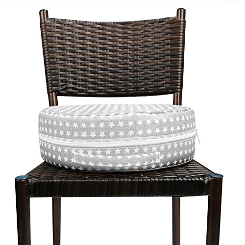 Zicac Sitzerhöhung Sterne Muster Tragbare Sitzerhöhung mit Seitentasche für Kinder Seat Pad - 7