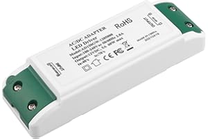 Elezenioc Trasformatore LED 12V 60W LED Trasformatori 5A Driver Alimentatore Convertitore per MR16 GU5.3 MR11 G4 Bassa Tensione Striscia Lampadina [Classe di efficienza energetica A+]