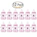 Produktbild NUOLUX 12st Feeder Stil Candy Flasche Gift Box Baby-Dusche begünstigt (Rosa)