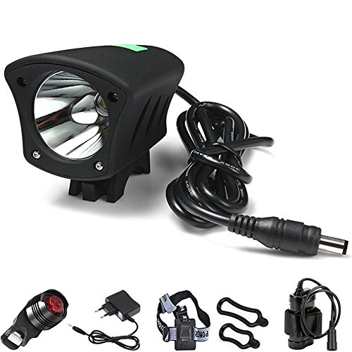 Nestling® CREE XML T6 LED 3000LM 5 Modi Fahrrad-Licht / Fahrrad-Licht-Scheinwerfer-Scheinwerfer mit 18.650 (4000Mah) Akku und Rücklicht