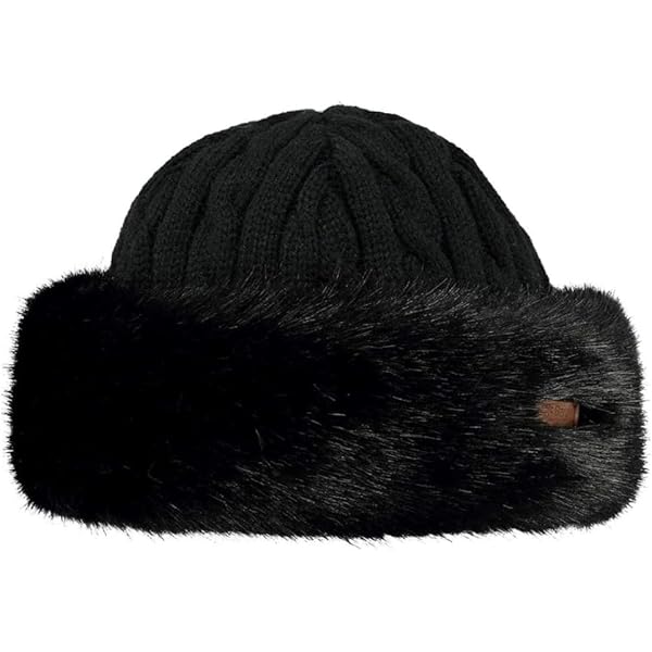 Legou Winter Faux Bont Emmer Hoed Packable Fluffy Warm Hat voor Vrouwen - Een maat