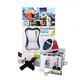Girafus® Guardian Angel für 4 Kinder, Kinderfinder, Haustierfinder, Allesfinder mit Alarm, Weglauf/Diebstahlschutz mit Radius-alarm