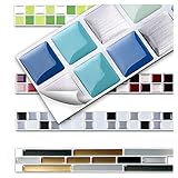 fliesen dekorfolie 👍 BESTE QUALITÄT - Unsere 3D Mosaik Fliesenaufkleber selbstklebend werden nach hohen Qualitätsstandards umweltbewußt hergestellt, um dir das beste Wohndeko Erlebnis zu bieten.