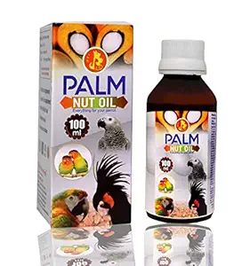 Pet Care International (PCI) Palm Nut Oil to Provide Healthy Feathers & Omega in Diet for Healthy Bird Wings & Healthy Life (100ml x 2) (Pack of 2)