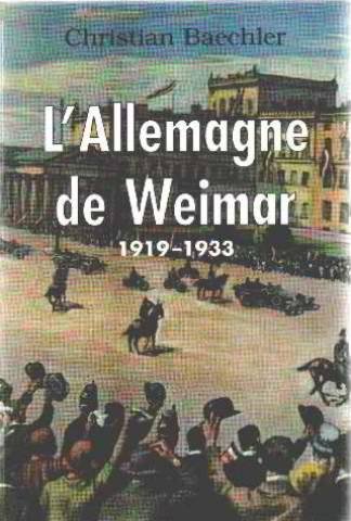couverture de : L'Allemagne de Weimar