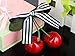 Yantu Cute Women Girl Lady Retro Vintage Bow Cherry Hair Clip Hairpin