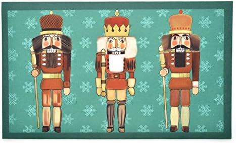 Stephan Roberts Nutcrackers Rubber Doormat, 18''x30''