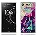 Price comparison product image Sony Xperia XZ1 Compact Case,3D Silicone Colorful Magic Cube Pattern Design Shell FUBAODA,[Impact Resistant][Shockproof][Slim Thin] Light Soft Supreme Rubber Gel Protective Case for Sony Xperia XZ1 Compact (4.6")