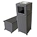 Produktbild Rattan Kunststoff Aschenbecher Outdoor Trash kann District Hotel Industrielle Trash kann 31 * 86 cm