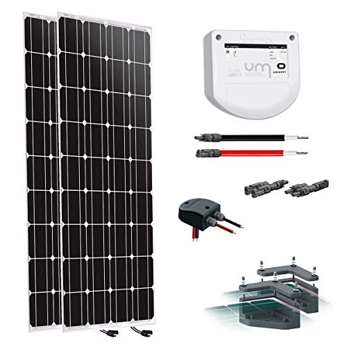 Preisvergleich Produktbild Uniteck Solar-Set für Wohnmobil, 300 W, 12 V