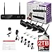 Produktbild Topgoods XmartO® 4 Kanal Wireless NVR Sicherheitssystem, 1080P (1920 x 1080) HD-Sicherheitskamera-System Nachtsicht Outdoor Überwachungskamera Set, Mit 2TB Festplatte