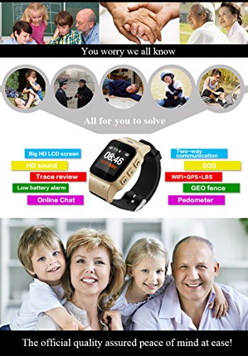 Nuevo D99. Reloj Inteligente Antipérdida, Mini Impermeable, WiFi, smartwatch, GPS de Seguimiento para Las Personas.