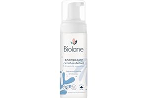 BIOLANE - Shampoing bébé Croûtes de lait 150ml - Traitement Doux - 98% Naturel - Apaisant - Testé Dermatologiquement - Fabriqué en France