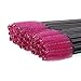 50Pcs Demarkt Disposable Eyelash Mascara Brushes Wands Applicator Makeup Brush Kits (Rose)