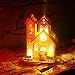 Produktbild Weihnachtsdekor Leuchtendes Ornament,Wawer LED Lichter Hirsch Wagen Holzhaus-Mall-Fenster Dekoration für Hochzeit Party Weihnachtsbaum Anhänger