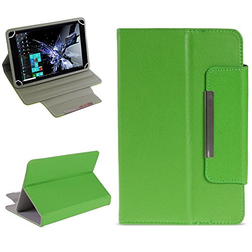 Tablet Tasche für TrekStor Surftab breeze 7.0 Hülle Schutzhülle Case Cover Etui, Farben:Grün