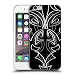 Produktbild Head Case Designs Grau Nadelmuster Design Soft Gel Hülle für Apple iPhone 6 / 6s