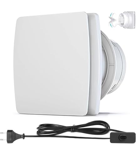 Badkamer ventilator 12V - Voorkom schimmel & geurtjes, 125 mm